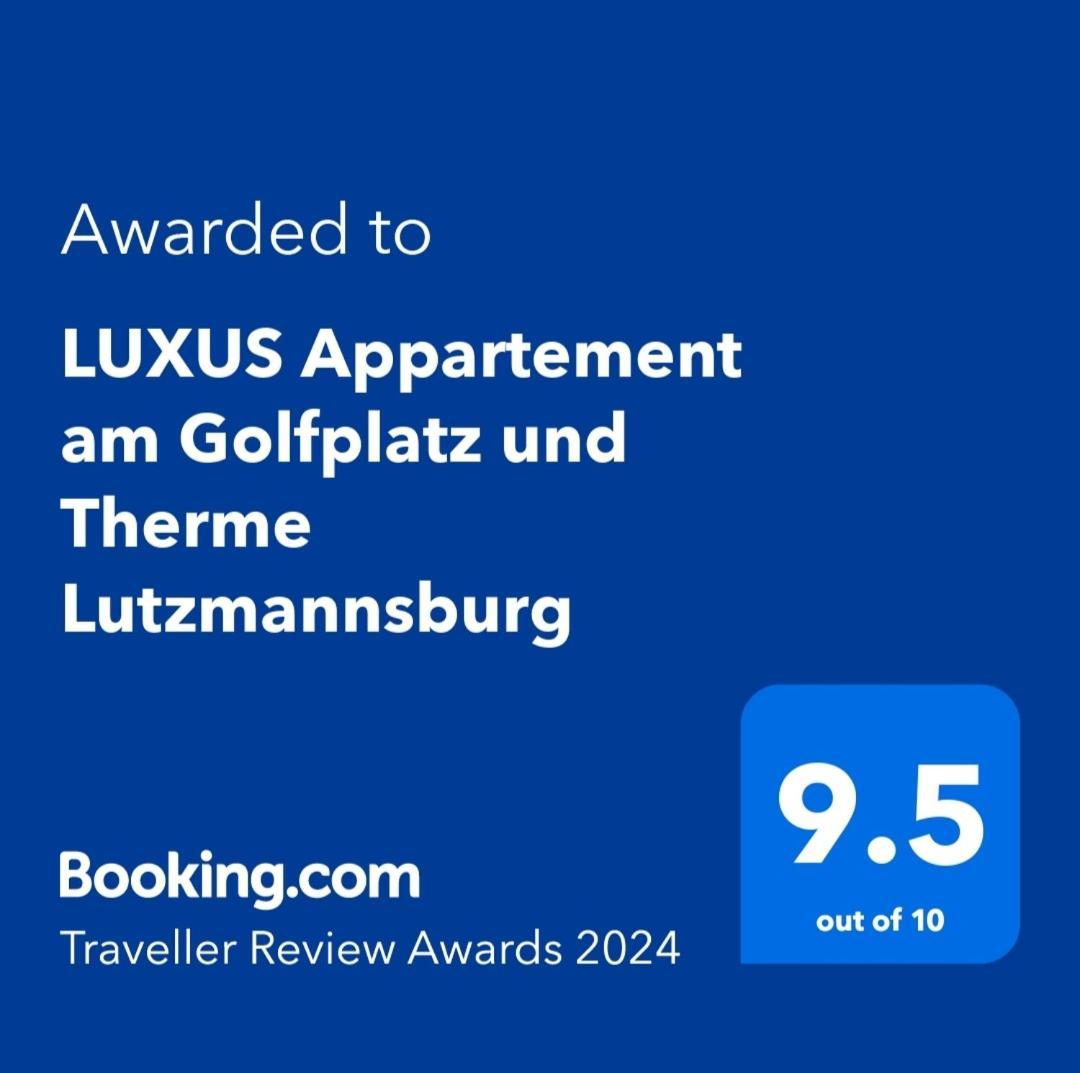 Luxus Appartement Am Golfplatz Und Therme Lutzmannsburg Zsira Exterior photo
